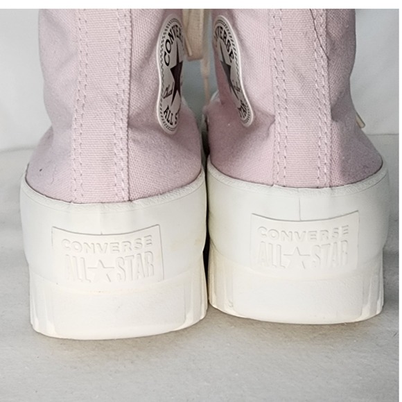 Converse Chuck Taylor All Star Lugged High Top Pink Canvas Women Shoes - Picture 4 of 6